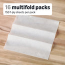 Amazon Basics FSC Certified Ultra Plus Universal Multifold Paper Towels - Brand New