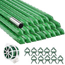 IDOXE 72Inches 6FT Sturdy Metal Garden Stakes Plant Support, 20 Pack B094N4Q6MH - Like New