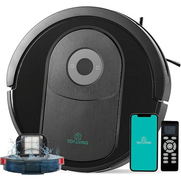 TIDY LIVING ROBOT VACUUM CLEANER,2 IN 1 ROBOT VACUUM AND MOP - Scratch & Dent