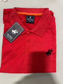 PACIFIC POLO CLUB SHORT SLEEVES POLO - SIZE: MEN M - SALMON RED - Brand New