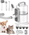 Simple Way Pet Grooming Vacuum, 6 in 1 Dog Grooming Kit - White - Scratch & Dent