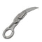 ISMOSM OUTDOOR MINI CAMPING STAINLESS CRAWL KNIFE MULTIFUNCTION - SILVER - Like New