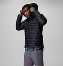 COLUMBIA MEN'S CORELITE™ DOWN HOODED JACKET - SIZE: MEN XL - BLACK - Like New