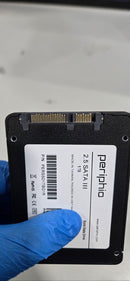 PERIPHIO 2.5 SATA III, 1TB SSD - BLACK - Like New