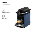 NESPRESSO PIXIE ESPRESSO MACHINE BY DE'LONGHI - DARK BLUE - Like New