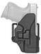 BLACKHAWK Serpa CQC Belt Loop Paddle Holster For Glock Black 410501BK-R Like New