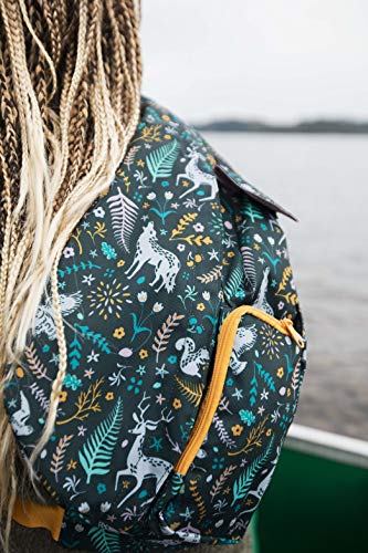 KAVU ORIGINAL ROPE SLING PACK ADJUSTABLE ROPE SHOULDER FAIRY TRAIL - TEAL - Brand New