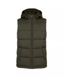 GALAXY MEN'S HEAVYWEIGHT HOODED PUFFER VEST - SIZE: MEN XL - OLIVER - Like New