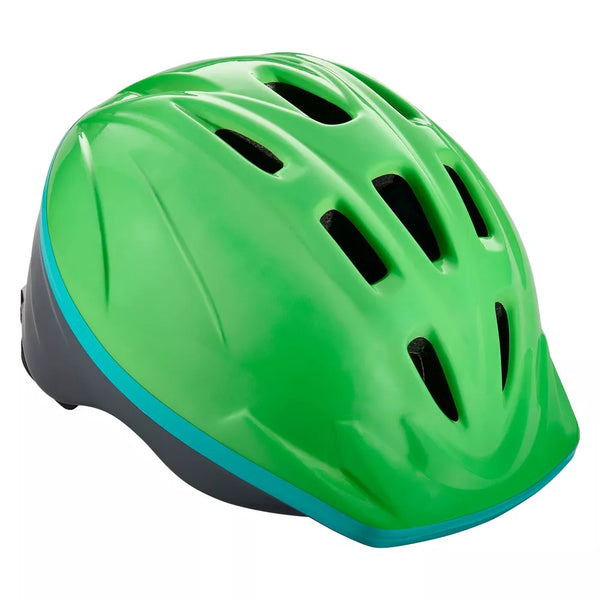 SCHWINN CLASSIC TWO TONE CYCLING TODDLER BIKE HELMET - GREEN/GRAY - Brand New
