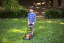 HUSQVARNA 589289602 TODDLER TOY LAWN MOWER ENGINE SOUNDS LIGHT UP - ORANGE/GRAY - Like New