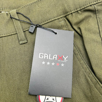 GALAXY BY HARVIC FLEX SUPER STRETCH FABRIC PANT 4 - SIZE: MEN 32 - GREEN OLIVE - Brand New