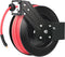 MaxWorks 80720 50ft Auto Rewind Retractable Reel 3/8" x 50' Air Hose - Black/Red Like New