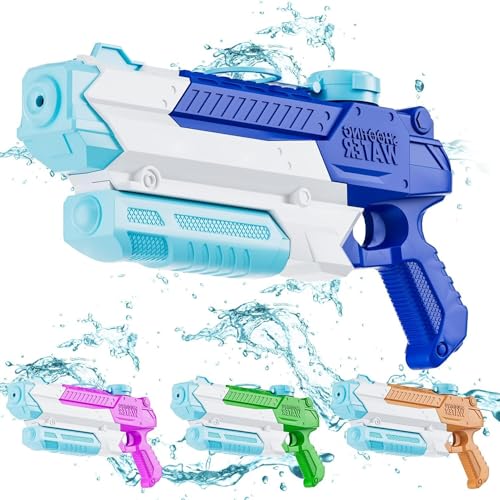 Water Gun, Water Guns for Adults & Kids, 4 PCS 300CC Long Range - Scratch & Dent