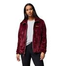 COLUMBIA WOMENS FIRE SIDE II SHERPA FULL ZIP FLEECE JACKET WOMEN L RICH WINE - Brand New