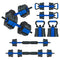 VIVITORY DUMBBELL SETS ADJUSTABLE WEIGHTS FREE WEIGHTS CONNECTOR - BLACK/BLUE - Like New