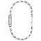 BULOVA LADIES' CLASSIC TWO-TONE STAINLESS 3-HAND QUARTZ, WHITE, 98V02 - Like New