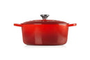 Le Creuset Enameled Cast Iron Signature Round - CERISE - Like New