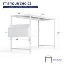 Pamray 47 Inch Computer Desk for Small Spaces with Storage Bag Home Office Work - Like New