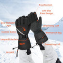 DAXIGA GLOVES WITH 5000MAH RECHARGEABLE BATTERIES SIZE L KEC-5000 - BLACK - Like New