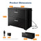 AODK FILE CABINET WITH CHARGING STATION - 2 DRAWER LEGAL/LETTER/A4 - BLACK - Like New