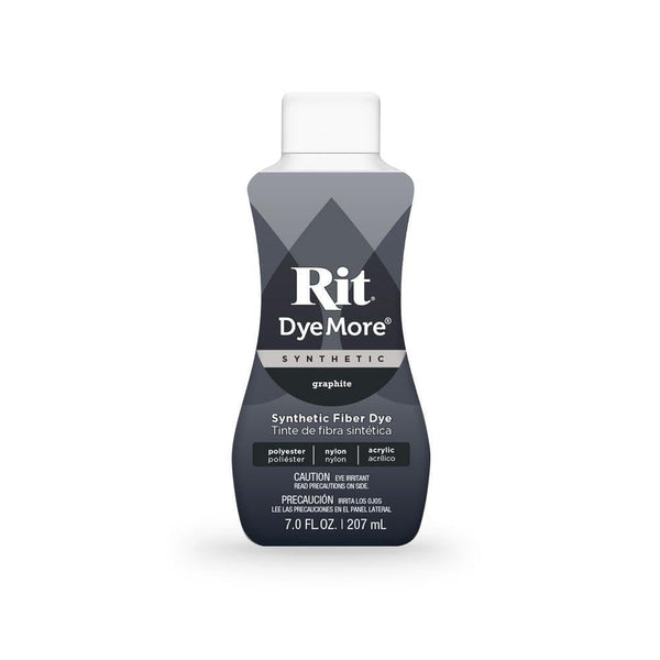 Rit Dye More Synthetic 7oz-Graphite - Brand New