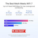 ASUS ZENWIFI BT6 TRI-BAND WIFI 7 MESH 3PK 2.5G WAN PORT BT6 (W-3-PK) - WHITE - Like New