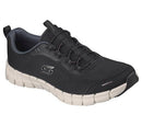 Skechers Women's Sport Active Flex Step - Free Spirit, Black/White, 8.5 - Like New
