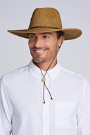 B0052OSI6M Unisex Sun Hat - UPF 50+ Sun Protection - Beach Comber, Brown - Brand New
