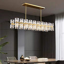 APBEAMLighting Chandeliers 40 Light Modern Retangular B08RZ3TJLX - Gold - Like New