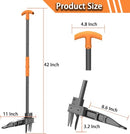 TOICLEBOR STAND UP WEED PULLER, GARDENING HAND LONG ERGONOMIC HANDLE - ORANGE - Like New