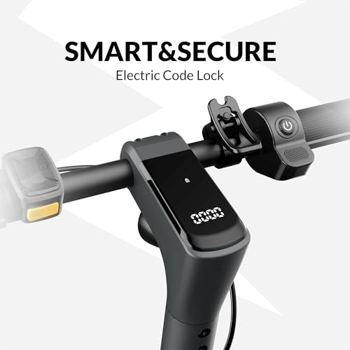 ZDZA ELECTRIC SCOOTER ZD01 500W PEAK MOTOR 19MPH FOLDABLE - GRAY/BLACK - Like New