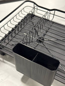 GENERIC DISH DRYING RACK - BLACK - Like New