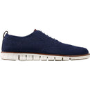 COLE HAAN MEN'S CASUAL DRESS ZEROGRAND STITCHLITE OXFORD - 10 MARINE BLUE/IVORY - Like New