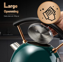 Pukomc 1.8L Electric Water Kettle with Temperature Gauge Curved Handle - Like New
