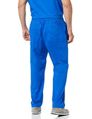 AMAZON ESSENTIALS MEN ELASTIC WAIST STRAIGHT LEG SCRUB PANT SIZE MEN L - BLUE - Brand New