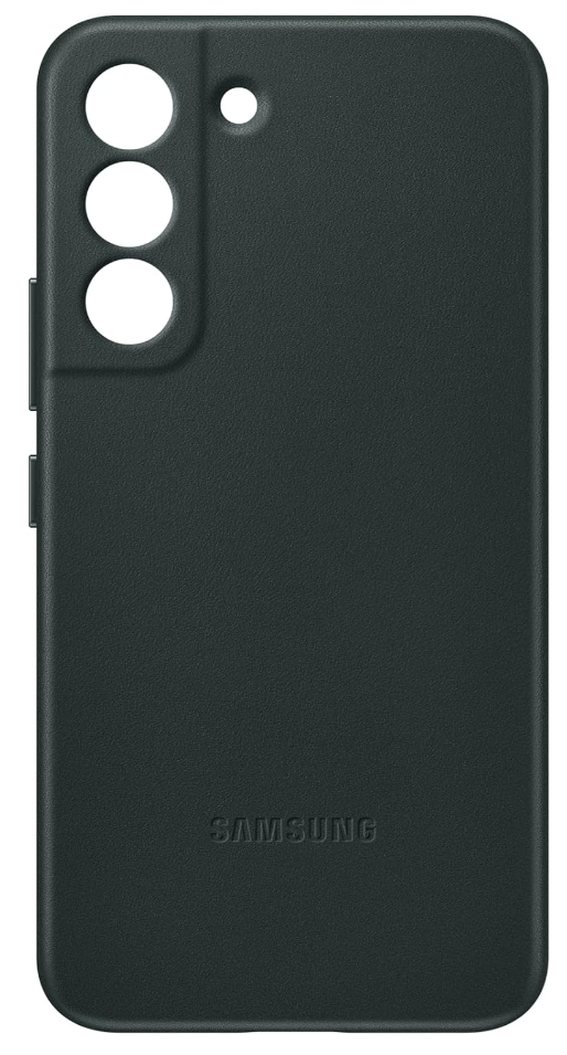 SAMSUNG Galaxy S22 Leather Cover - GREEN EF-VS901LGEGUS - Like New