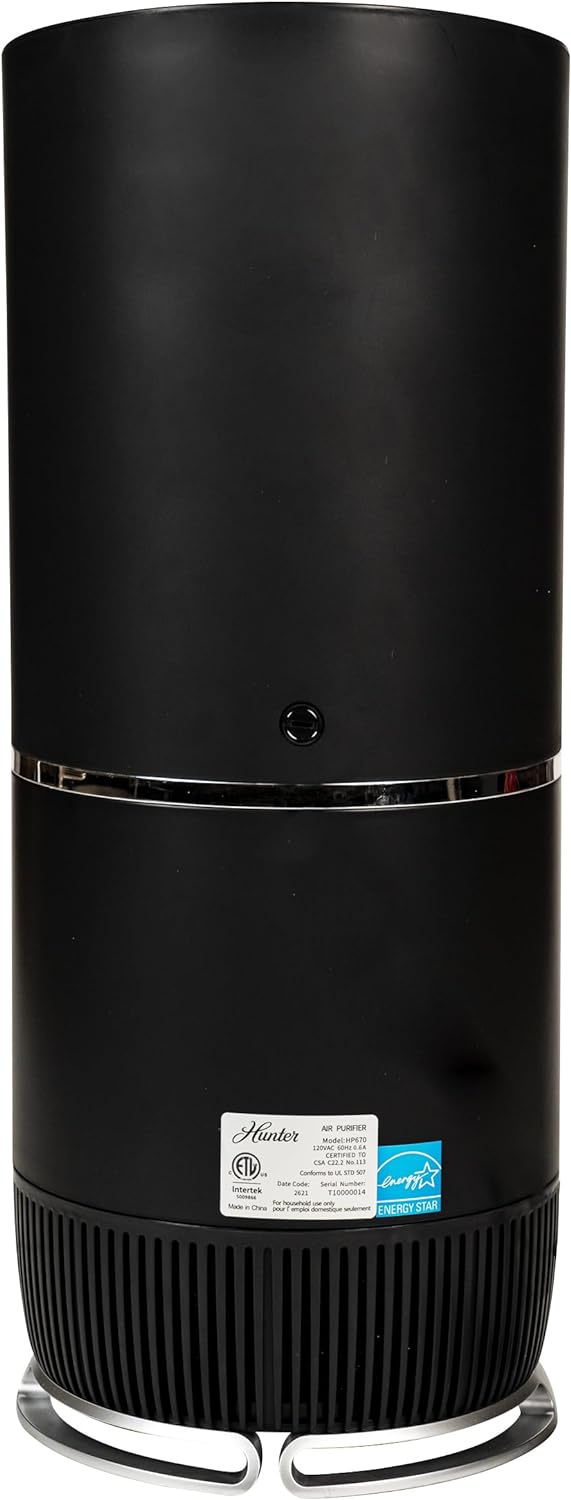 Hunter Fan Company HP670 True HEPA Air Purifier - BLACK - Like New