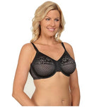 857210 WACOAL WOMEN'S VISUAL EFFECTS MINIMIZER BRA SIZE: WOMEN 40DD - BLACK - Like New