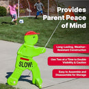 Step2 Kid Alert Street Safety Sign 32" Reflective Caution Sign Flag B0193MPQJA - Brand New