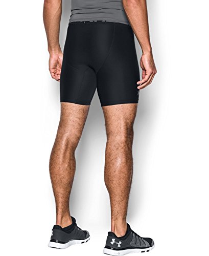 Under Armour Men's HeatGear Armour 2.0 6-inch Compression Shorts Black XS - Brand New