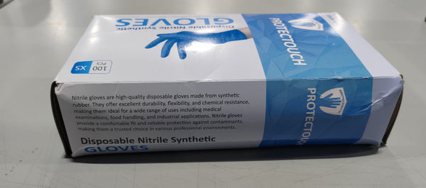 GENERIC POWDER FREE NITRILE EXAM DISPOSABLE NON-STERILE GLOVES 100PCS XS - BLUE - Brand New