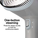 HAMILTON BEACH HANDHELD GARMENT STEAMER FOR CLOTHES, 11557 - GRAY/BLUE - Like New