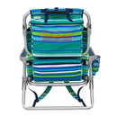 Tommy Bahama 5 Position Beach Chair (Green Stripes) - Like New