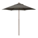 ASTELLA 9-FT STEEL TAUPE NO-TILT MARKET PATIO UMBRELLA - TAUPE - Like New