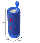 FISHER MZ M207 DYNAMIC THUNDER SOUND HIGH BASS 10 W BLUETOOTH SPEAKER - BLUE - Like New