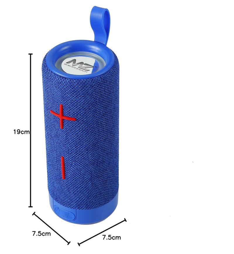 FISHER MZ M207 DYNAMIC THUNDER SOUND HIGH BASS 10 W BLUETOOTH SPEAKER - BLUE - Like New