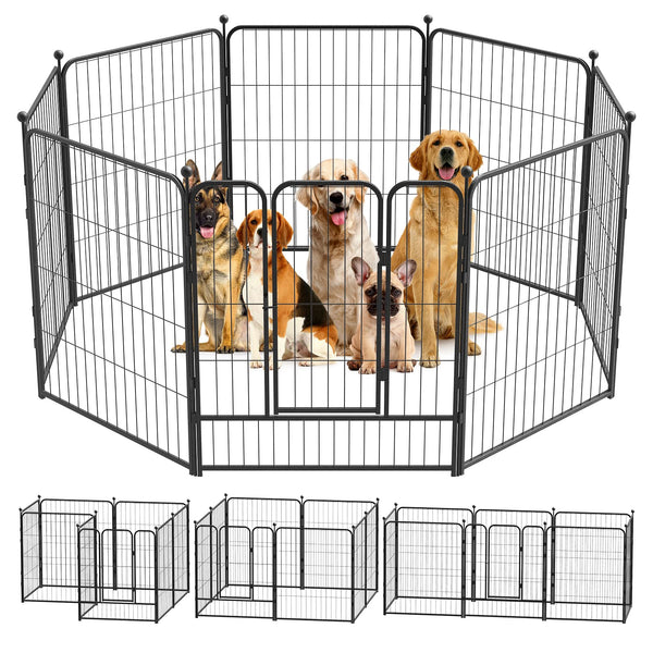 DPI01 Heavy Duty Metal Pet Dog Playpen with 32" Height  8/16 Panels Rustproof - Like New