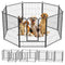 DPI01 Heavy Duty Metal Pet Dog Playpen with 32" Height  8/16 Panels Rustproof - Like New