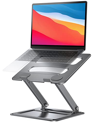 LORYERGO Adjustable Laptop Stand, Portable for 17.3inch Laptops LELR02 - Gray - Like New
