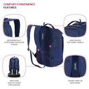 SWISSGEAR SHIELD LAPTOP BACKPACK, NAVY, 18.5"X12"X6" - NAVY - Brand New